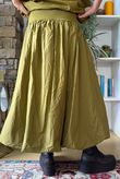 Paloma Tela Bubble Skirt Olive
